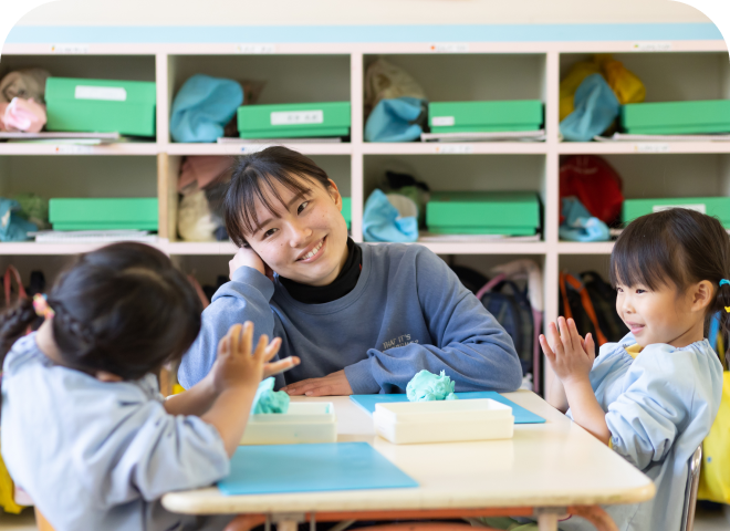 石橋幼稚園では，パート職員を募集しています